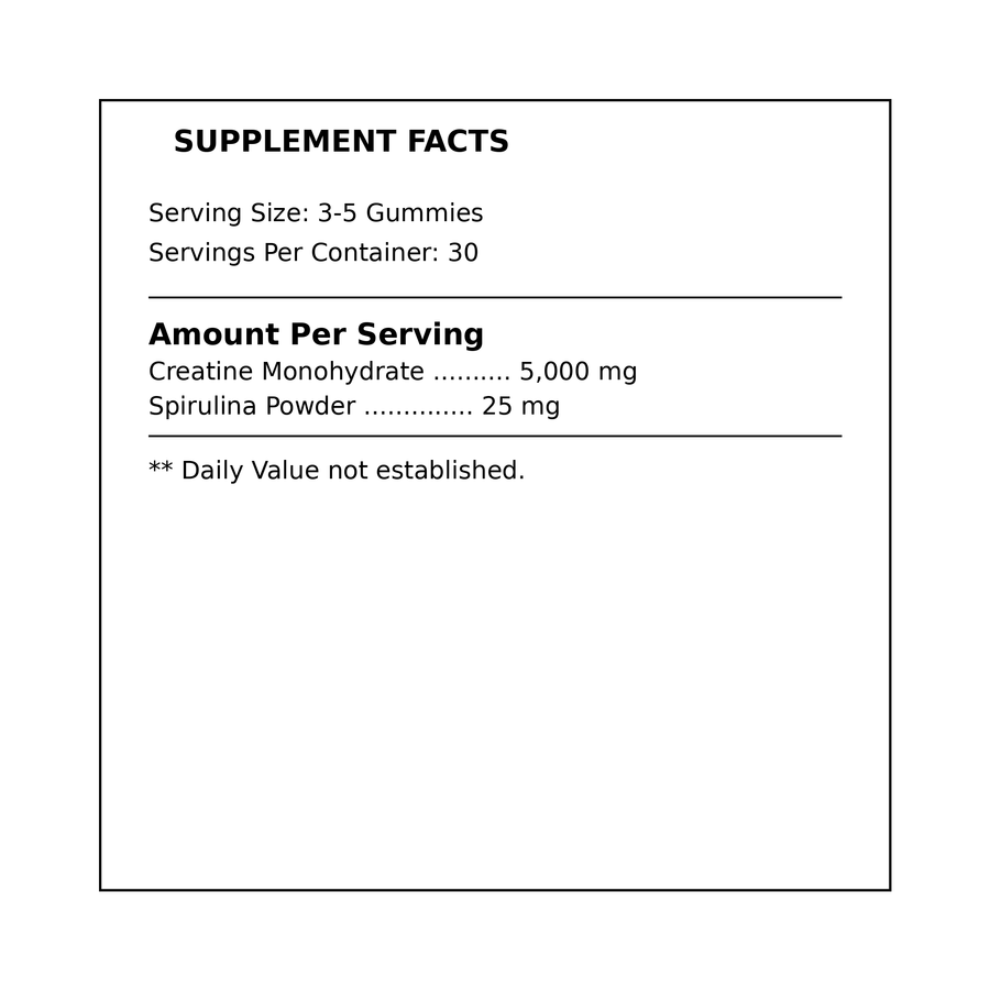 Creatine Monohydrate "Crea-Chews"